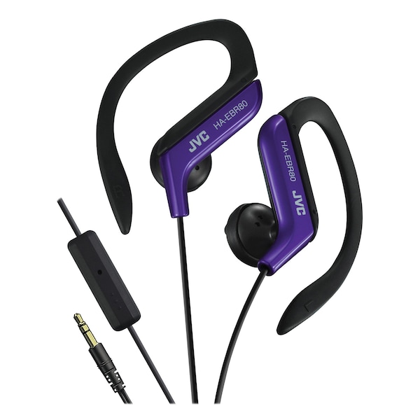 Jvc In-Ear Sports Headphones with Microphone & Remote Blue HAEBR80A - main